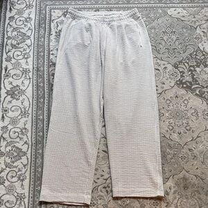 Zara Gray Checkered Sweatpants